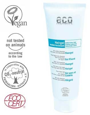 Eco Cosmetics Organik Suya Dayanıklı Saç Şekillendirici Jel